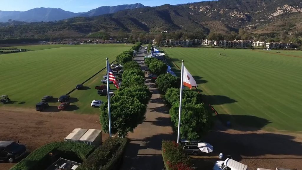 Polo Club Santa Barbara California drone picture